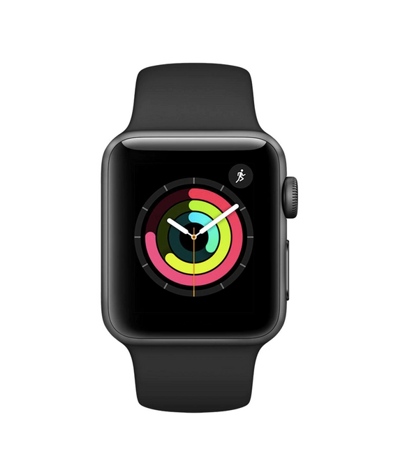Apple watch Series 3 Gps, mm Space Gray Aluminum Case With Black